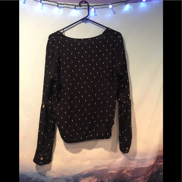 Carmen Carmen Marc Valvo Blouse, Size L - Picture 3 of 5